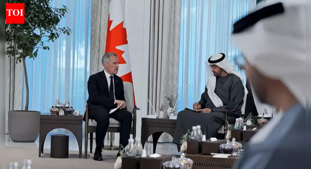 Viral moment: UAE President Sheikh Mohamed clicks candid photo of Canadian PM in Abu Dhabi