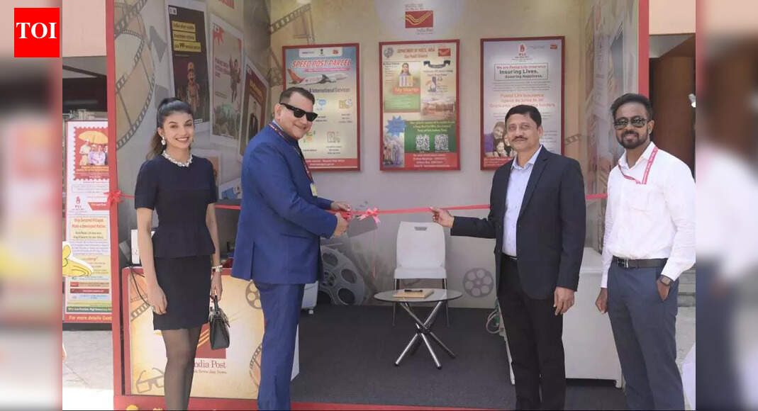 Postal dept releases stamp at IFFI Goa