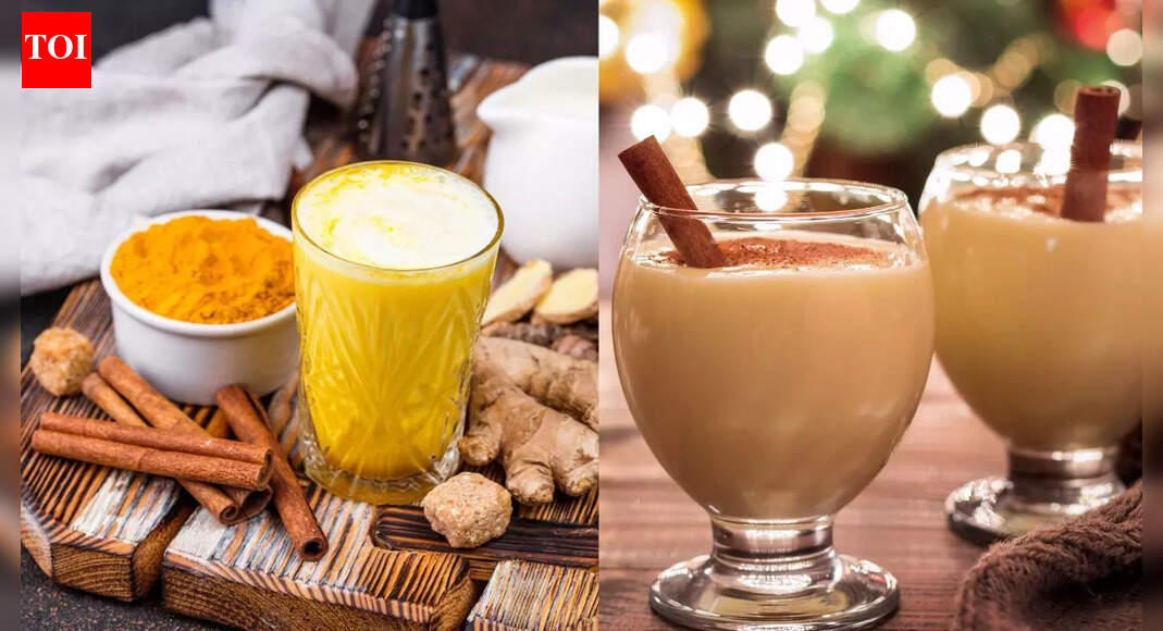 Turmeric milk vs. Nutmeg milk: Which spiced milk is better for heart, brain, digestion, and stress relief