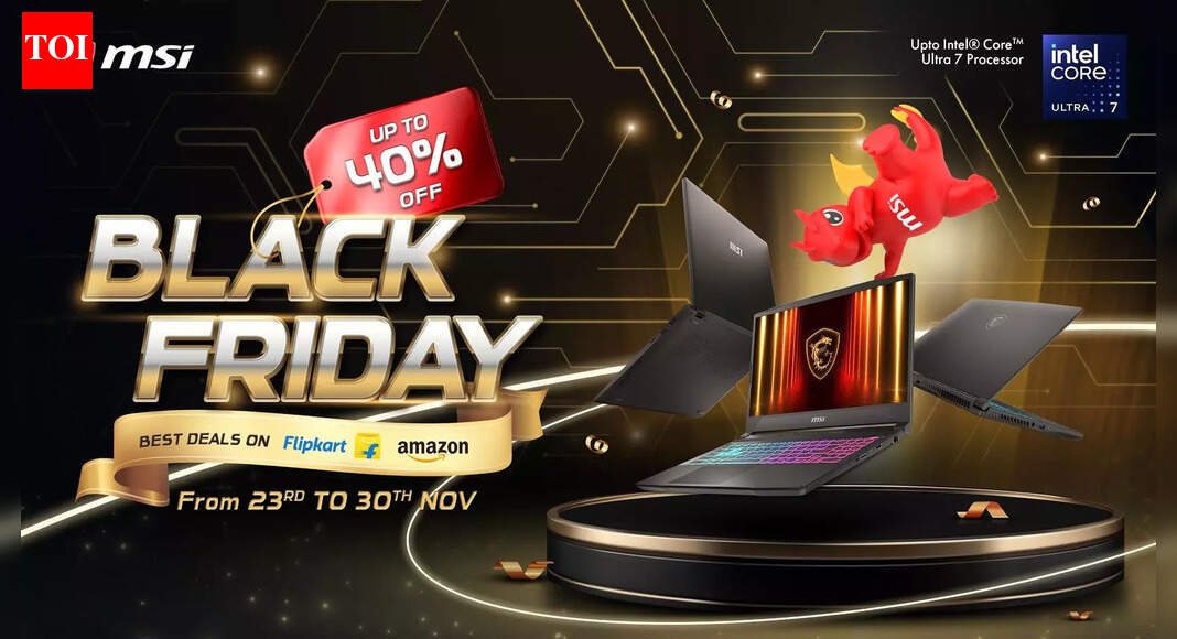 MSI announces Black Friday Sale with up to 40% off on laptops