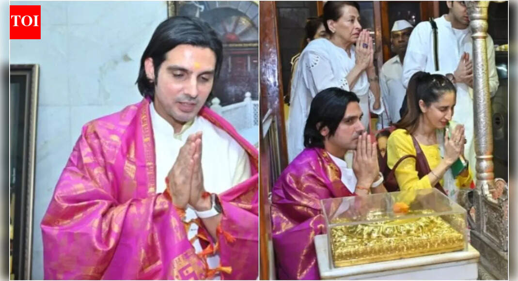 Zayed Khan honors late mother Zarine Khan with family pilgrimage to temple on 20th wedding anniversary with Malaika Parekh and sisters Sussanne, Farah and Simone