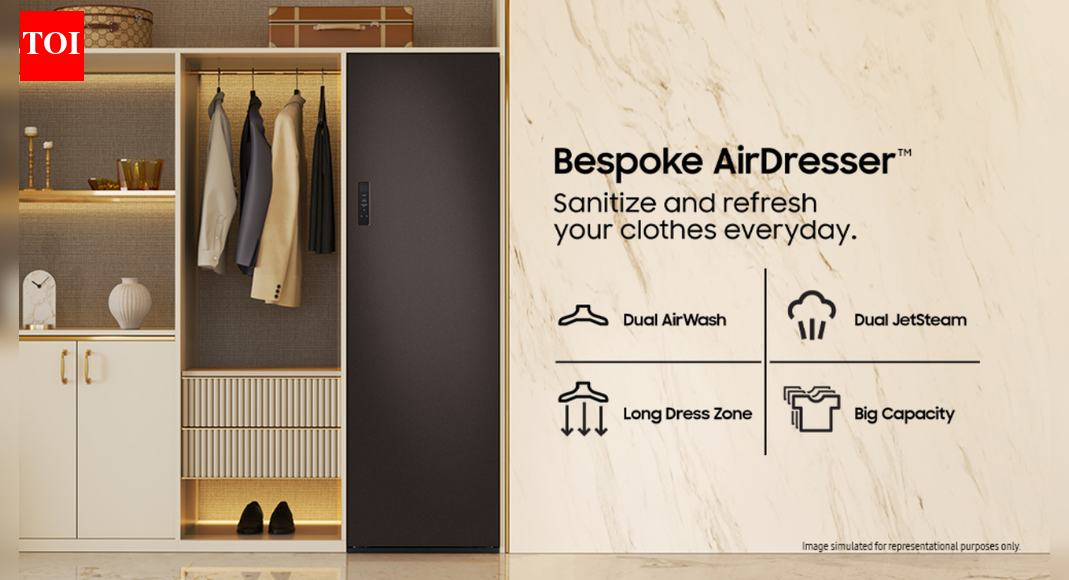 Samsung launches Bespoke AirDresser with advanced sanitisation technology