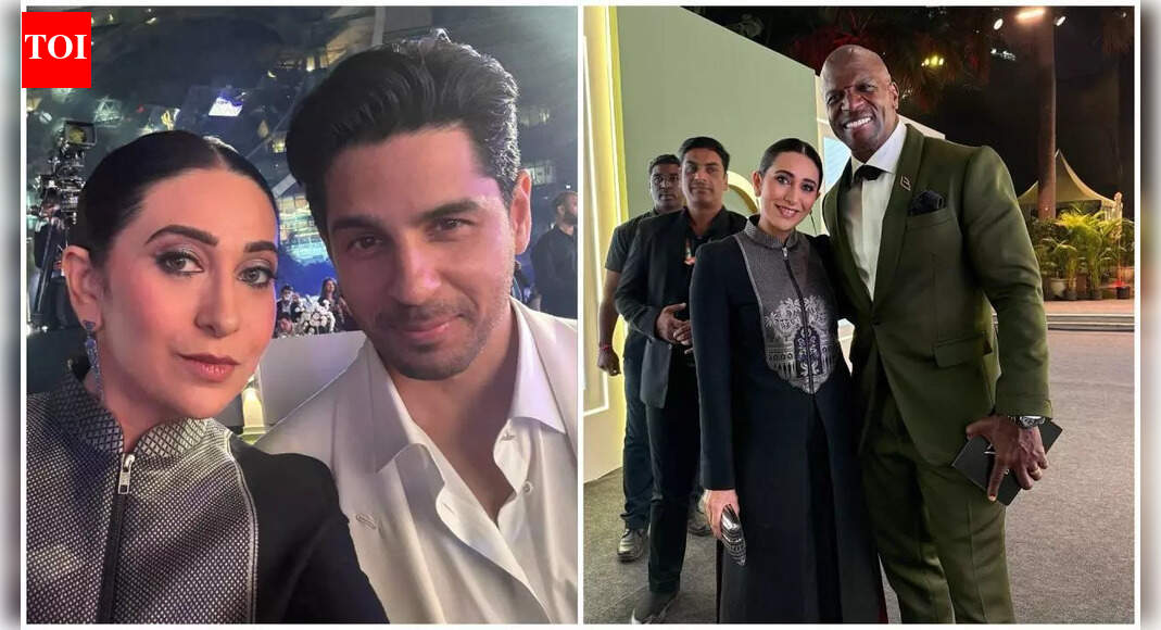Karisma Kapoor’s viral moment with Terry Crews of Brooklyn Nine-Nine fame grabs attention amid Sunjay Kapur’s Rs 30,000 crore inheritance battle