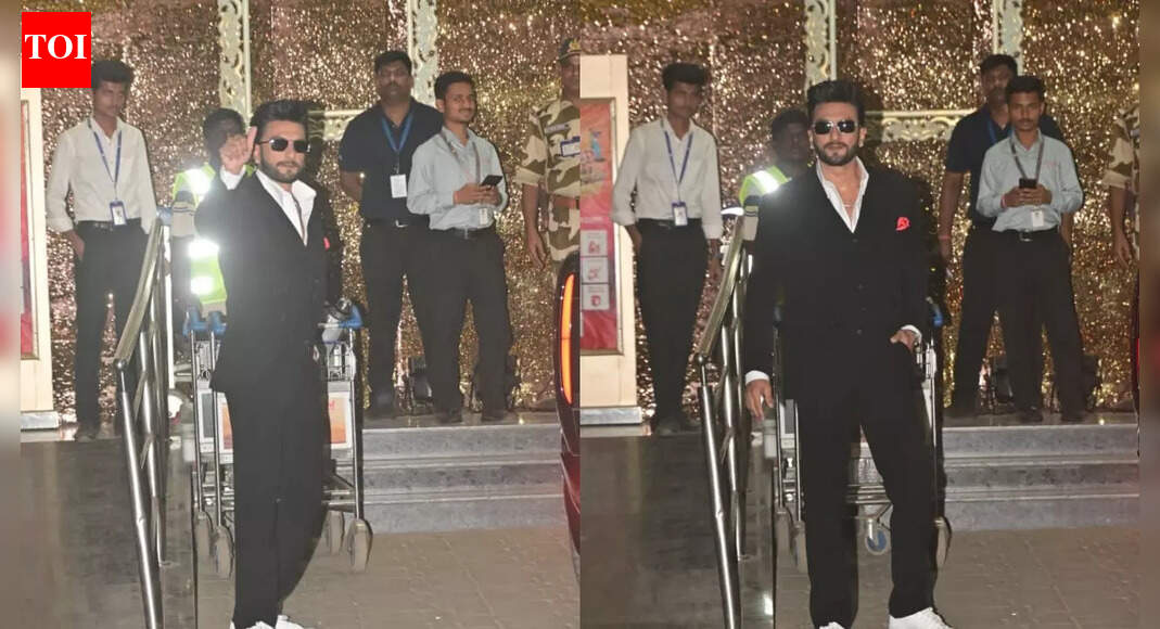 ‘Dhurandhar’ star Ranveer makes stylish airport entry