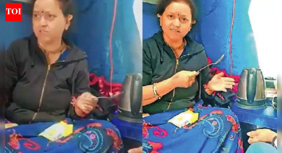 Watch: Passenger cooks noodles in train in electric kettle; Railway fumes