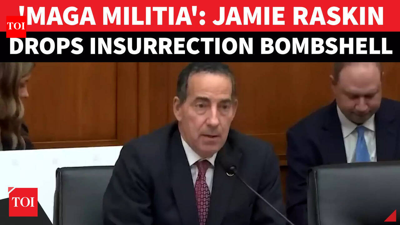 'FBI Threatened To Shoot': Jamie Raskin Stuns Cong With 'MAGA MILITIA ...