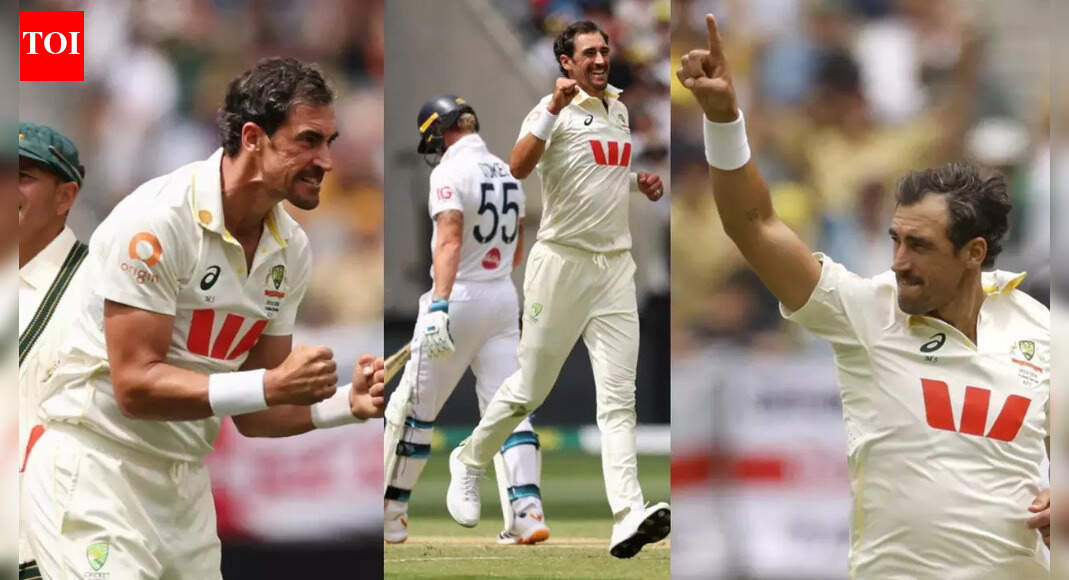 First in 35 years! Starc clinches historic ten-fer 1st Ashes Test vs ENG - watch