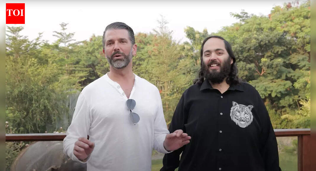 Donald Trump Jr. visits Anant Ambani’s Vantara on his Jamnagar tour