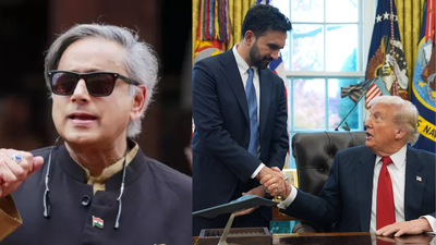 Veiled jibe at Congress? Shashi Tharoor praises Trump-Mamdani meeting; calls it 'how democracy should work'