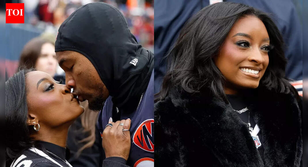 Why Simone Biles has become the unofficial star of the Chicago Bears suites this season as she supports husband Jonathan Owens