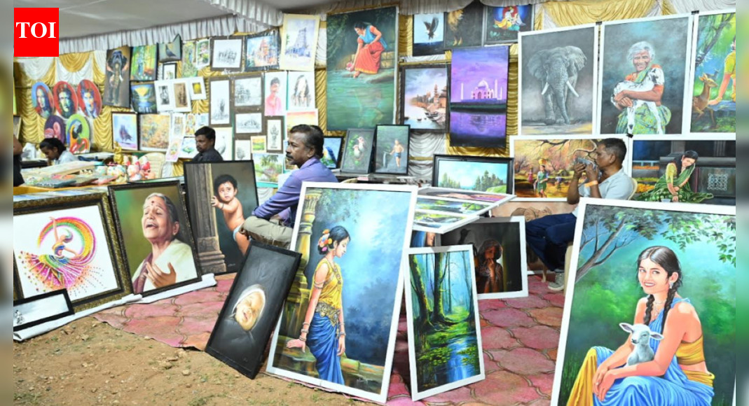 90 artists display their works at Art Street in Coimbatore