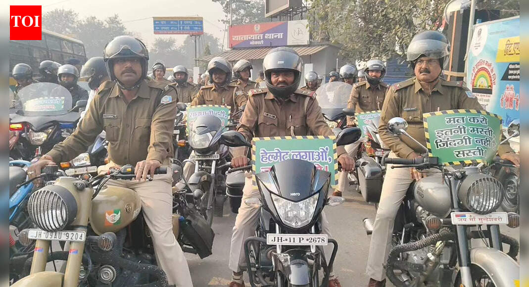 Bike rally in Bokaro promote safe driving