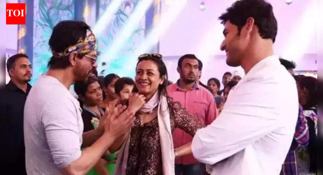 When Shah Rukh Khan met Mahesh Babu on the set of ‘Brahmotsavam’