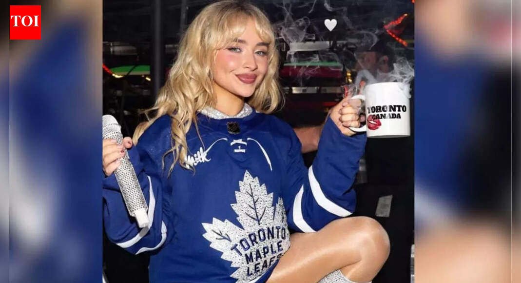 Sabrina Carpenter turned Scotiabank Arena into a Maple Leafs celebration with bold Toronto-themed style outfit