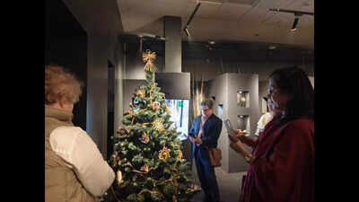 Lithuania’s sodai straw gardens swing in Delhi museum
