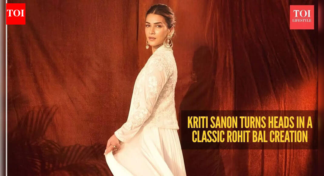 Kriti Sanon’s stunning Rohit Bal ensemble proves tonal dressing is 2025’s hottest fashion trend