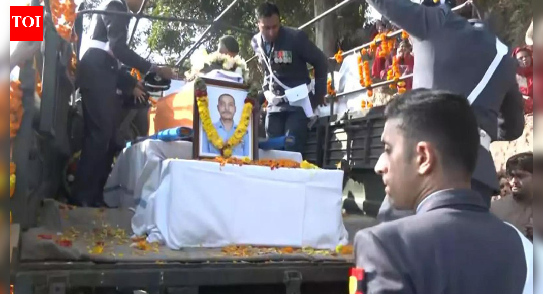 Tejas crash: IAF pilot Namansh Syal’s mortal remains reach native village; last rites in Kangra