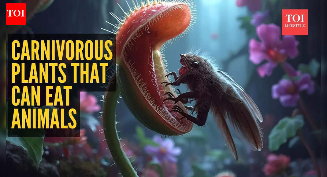 7  carnivorous plants that can eat animals