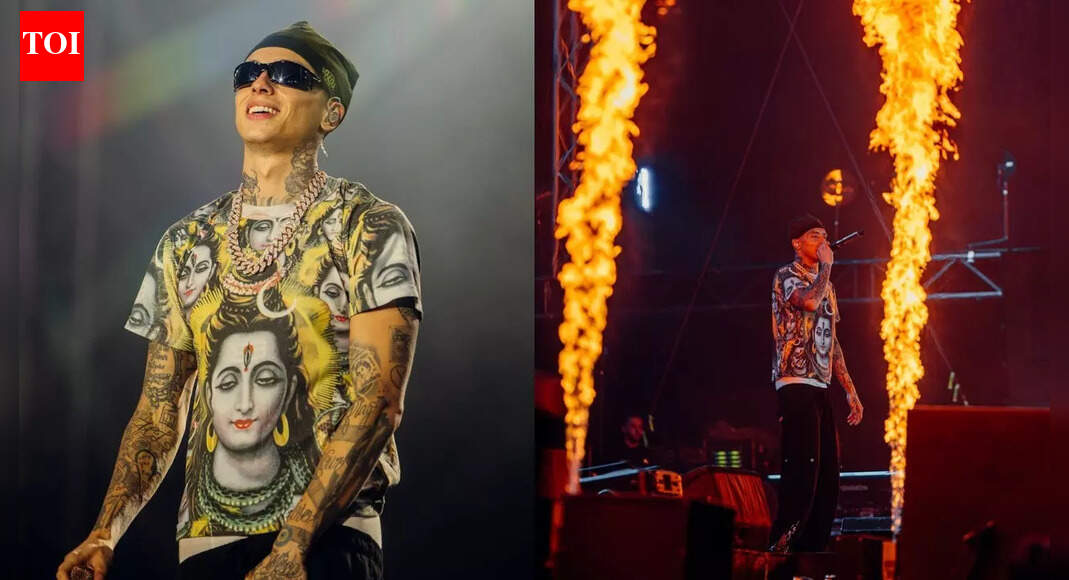 Central Cee’s Mahadev T-shirt steals the show at the Rolling Loud India debut, sends desi fans into frenzy