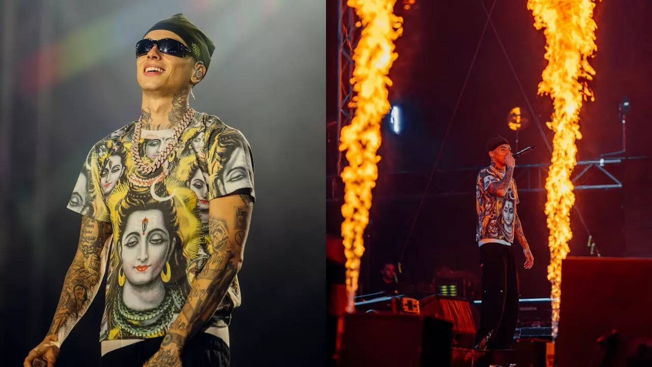 Central Cee's Mahadev T-shirt steals the show at the Rolling Loud