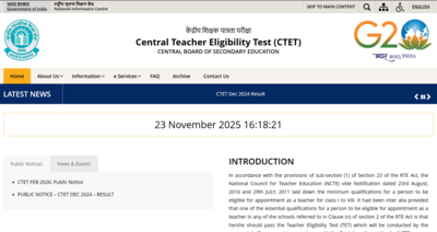 CBSE CTET February 2026 registration expected to start soon: Check complete details here