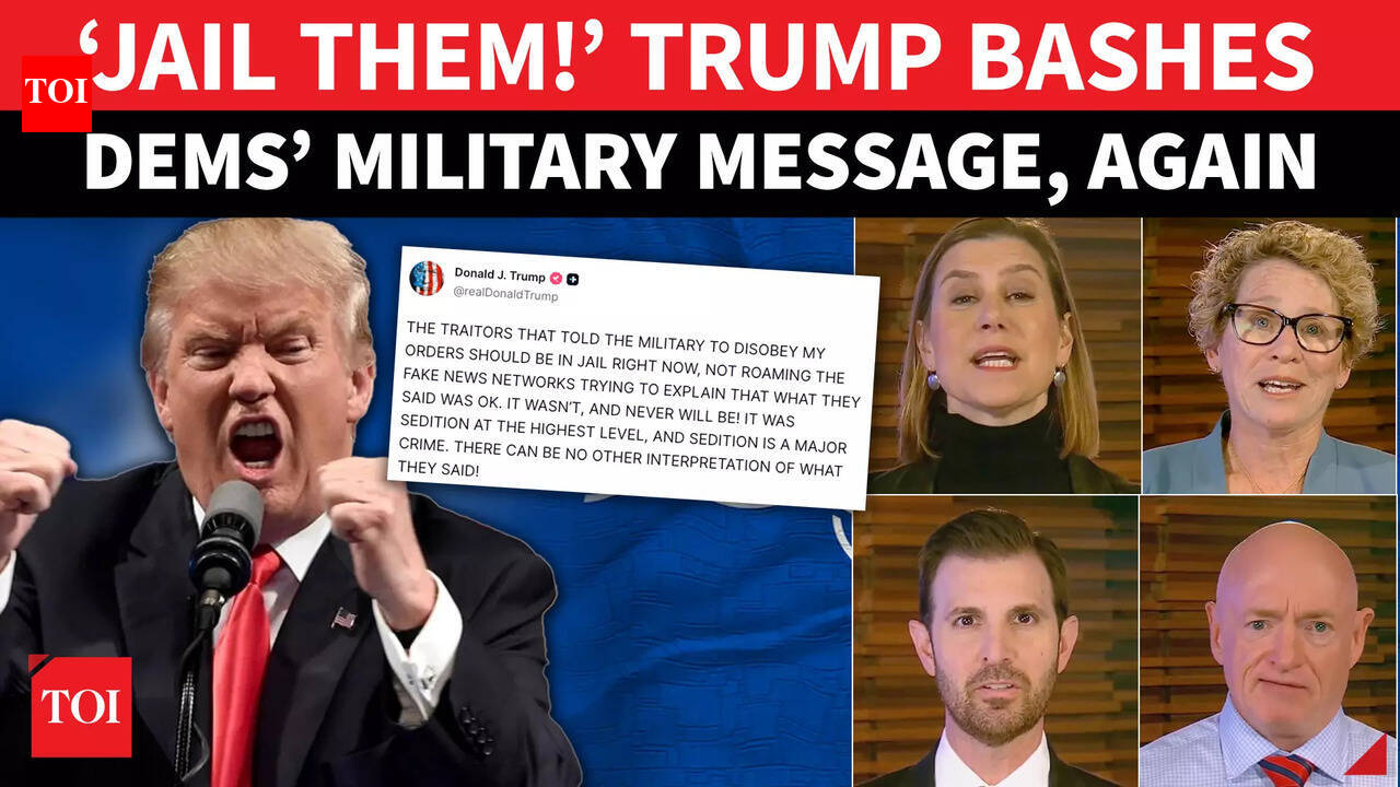 Trump Loses Cool At ‘TRAITOR’ Dems Telling US Troops To Disobey Orders ...