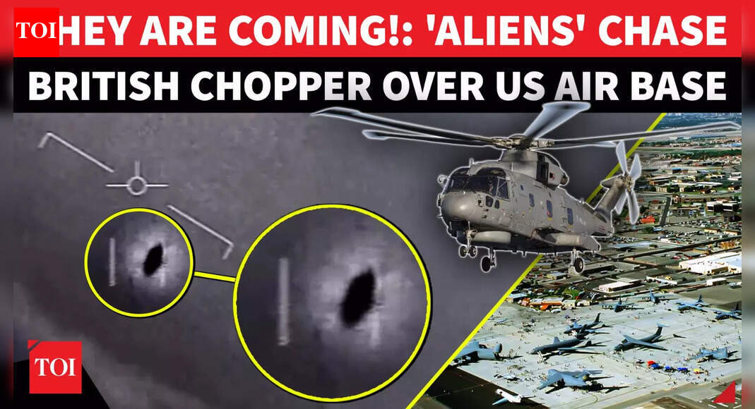 British Police Chopper 'FORCED' Into Emergency Dive Over US Base | Leaked Logs Reveal UFO Encounter