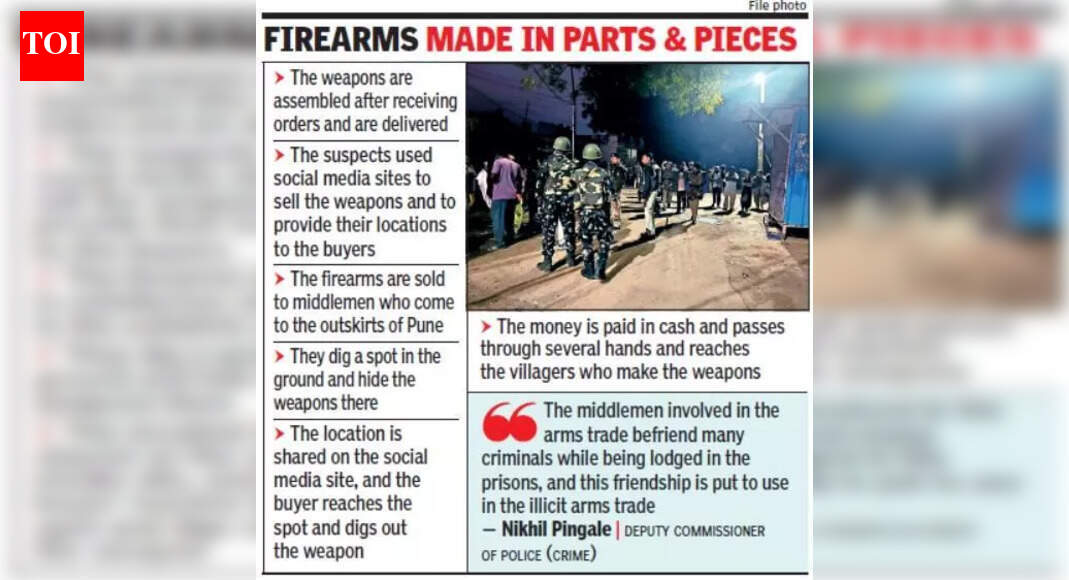 Probe shows Umrati sent over 700 weapons to Maha in last five years – Times of India