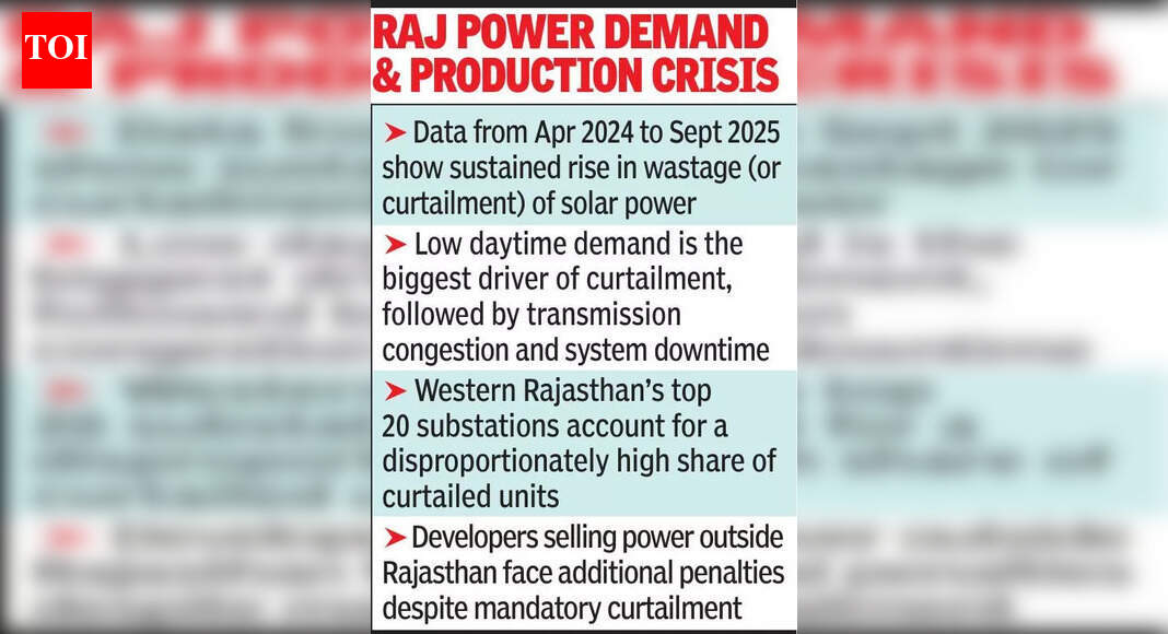 Lack of transmission,grid infra causing solar power wastage: Report