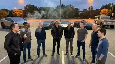 Escuadrón de 1 billón de dólares: Elon Musk, Mark Zuckerberg, Sundar Pichai y otros multimillonarios rompen Internet con una foto viral de IA