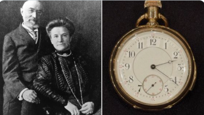‘Engraved with initials’: Titanic passenger's gold pocket watch sold for 1.78m pounds; memorabilia auction sets new record