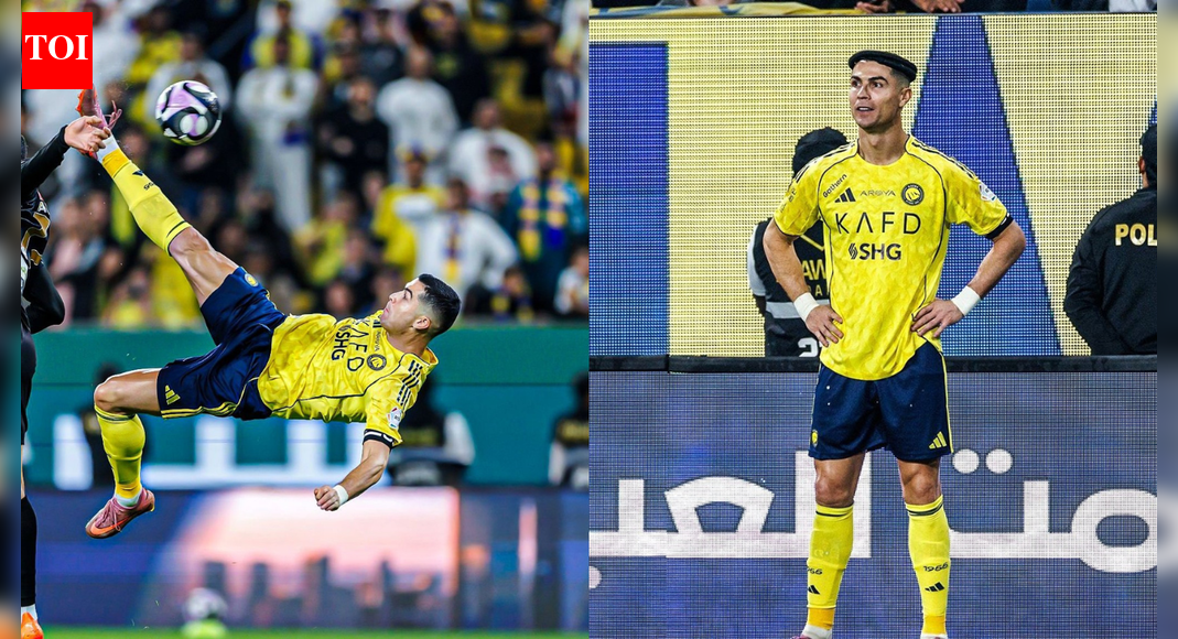 Unreal! 40 year-old Cristiano Ronaldo scores jaw-dropping bicycle kick goal – watch