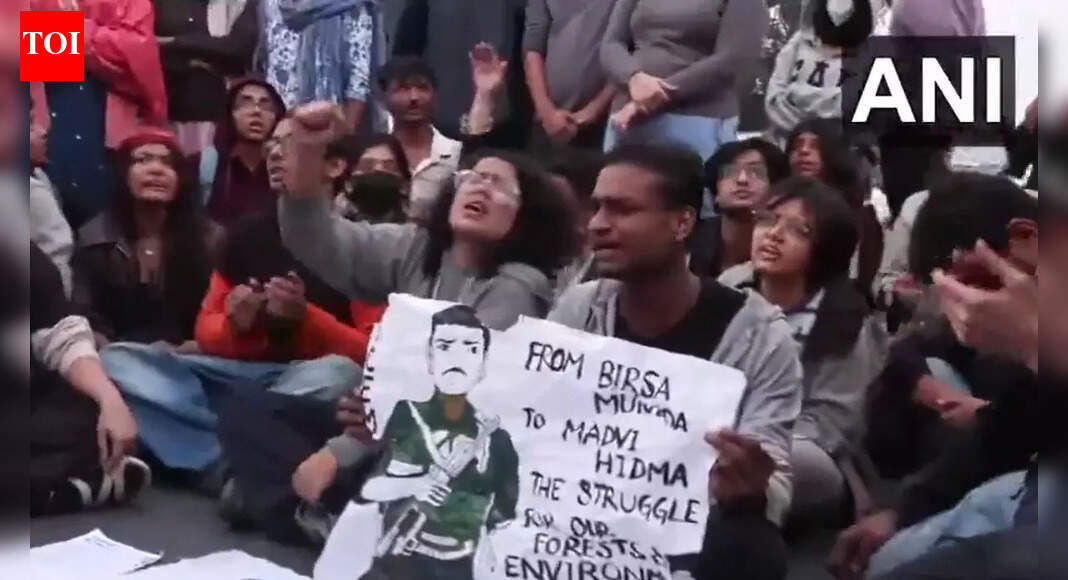 Pepper spray, Hidma posters and broken barricades: Protest over Delhi pollution at India Gate stuns cops; 15 arrested