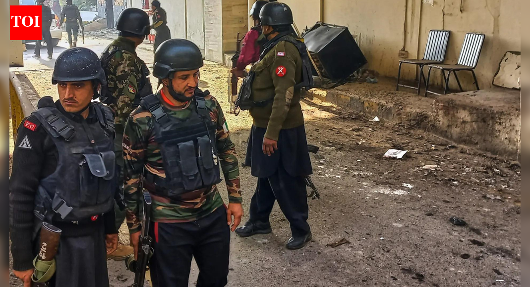 'Detonated at main gate ': How suicide bombers targeted paramilitary force HQ in Pakistan