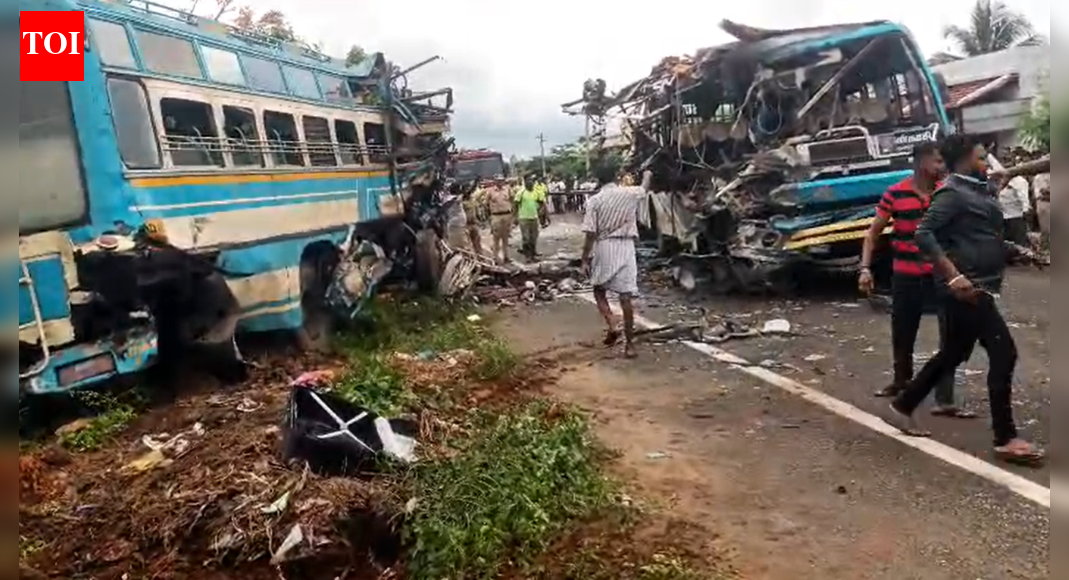 Tamil Nadu: 6 dead, several injured as two private buses collide head-on in Tenkasi district