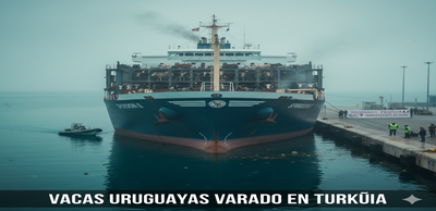 Casi 3.000 vacas uruguayas quedan varadas en Turquía: una historia que preocupa a todo el país