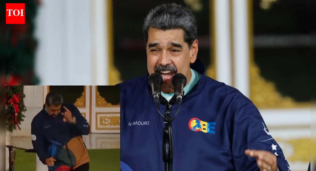 'No crazy war': Venezuelan president Maduro borrows hook step from Trump's YMCA  moves - watch video