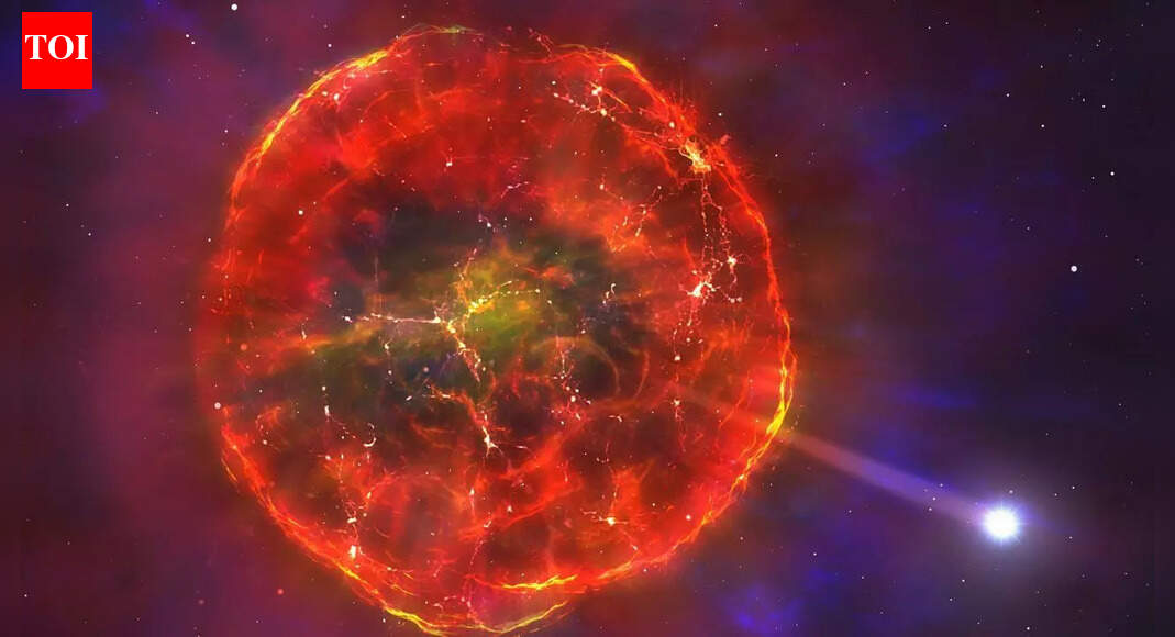 NASA spots a mysterious red sphere hurtling through space at record speed, leaving scientists scrambling for answers