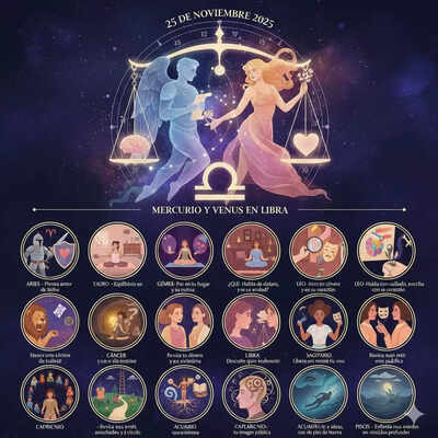 Colisión de Mercurio y Venus en Libra: Cómo afecta esta “guerra planetaria” a cada signo del zodiaco