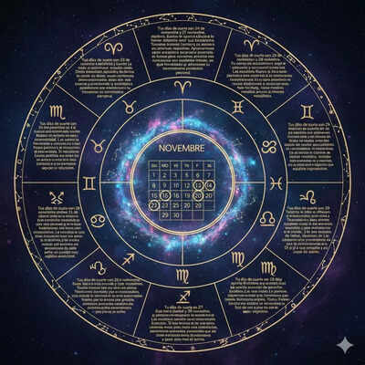Fechas de suerte para cada signo del zodiaco — Semana del 23 al 29 de noviembre de 2025