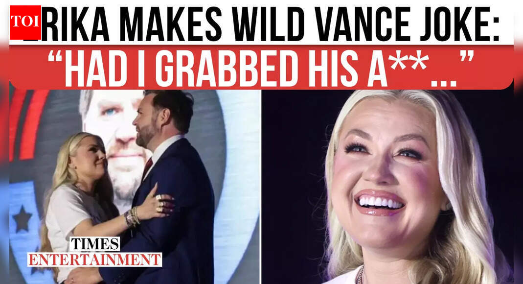 Erika Kirk Breaks Silence On Viral JD Vance Hug With A Wild “A** Grab” Joke That Ignites Internet Frenzy