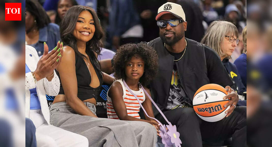 Gabrielle Union stunned in Rome as Dwyane Wade, Kaavia surprise her