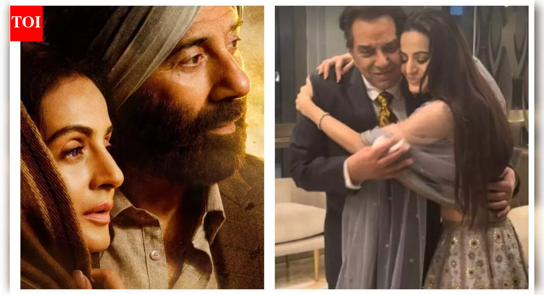 Dharmendra passes away: Sunny Deol’s ‘Gadar’ costar Ameesha Patel condoles saying, ‘will miss your warm hugs and sweetest smiles’