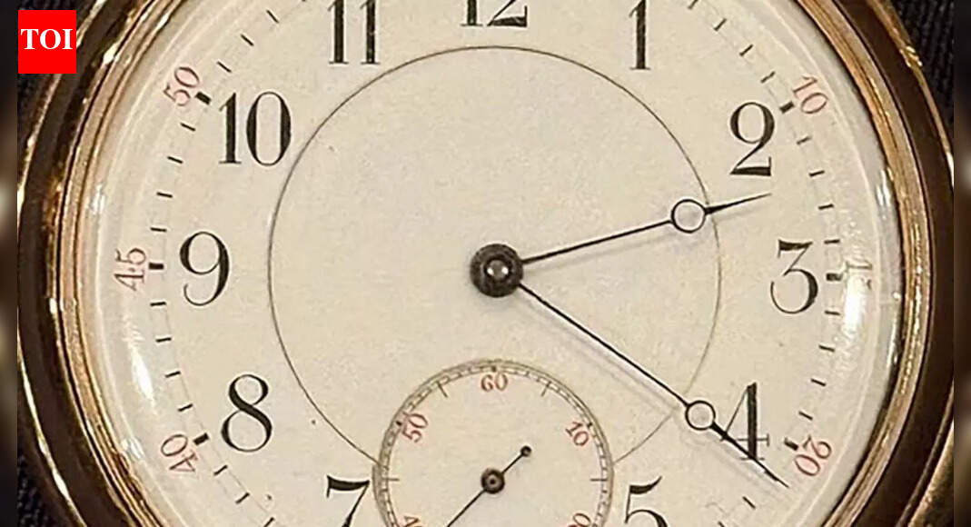 Ghost of the Titanic: Pocket watch worn during the sinking sells for a record-breaking £1.78 million