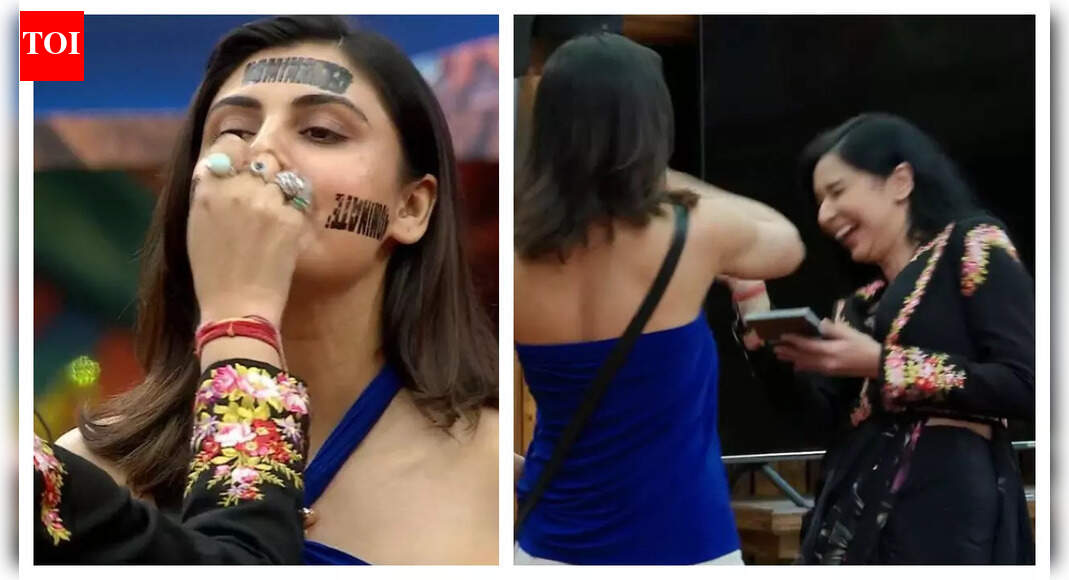 Bigg Boss 19: Malti Chahar slaps Tanya Mittal after the latter puts ink on her lips during nominations; says 'Kheech ke padna chahiye tha, lekin contract yaad agaya'