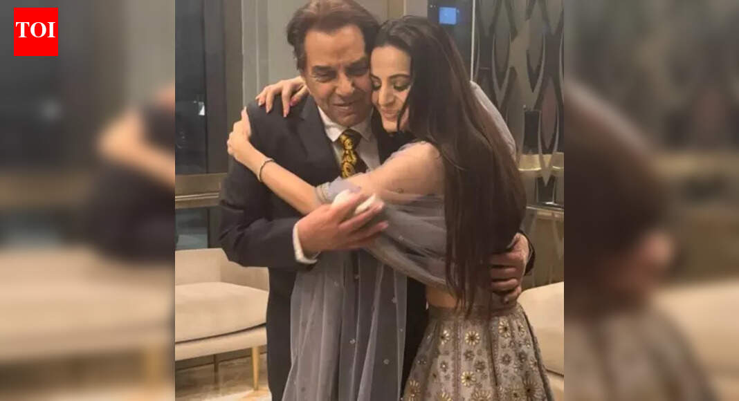 Ameesha Patel recalls Dharmendra's warmth in emotional tribute: 'Arrey meri Sakina'