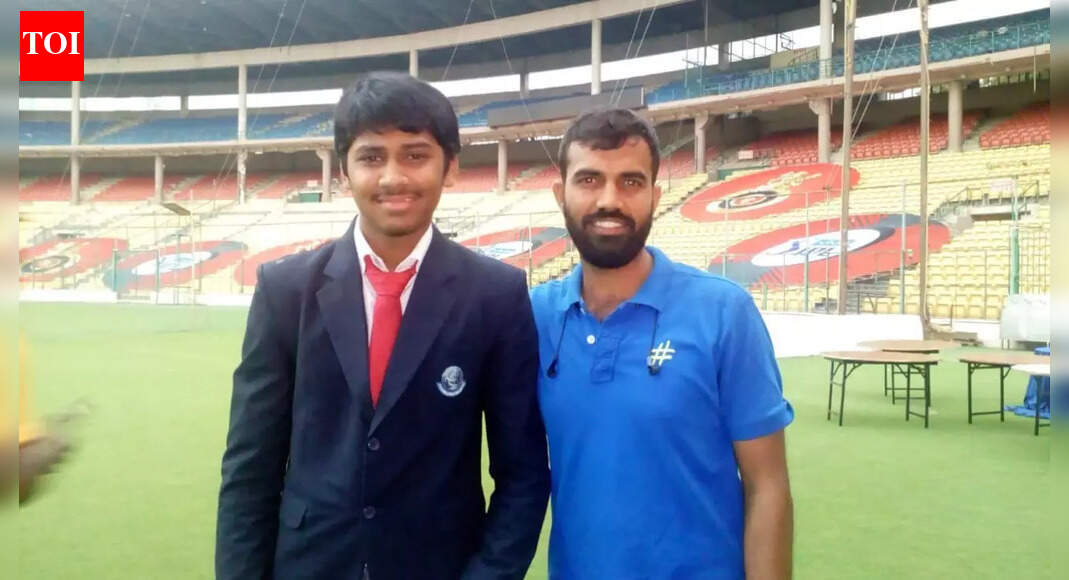 Making of Smaran R: How coach Zabiulla transformed a hyper-active kid into an all-format talent