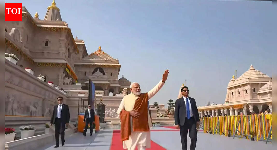 'Pain of centuries finds rest today': PM Modi hoists flag atop Ram Temple; calls it 'moment of cultural awakening'