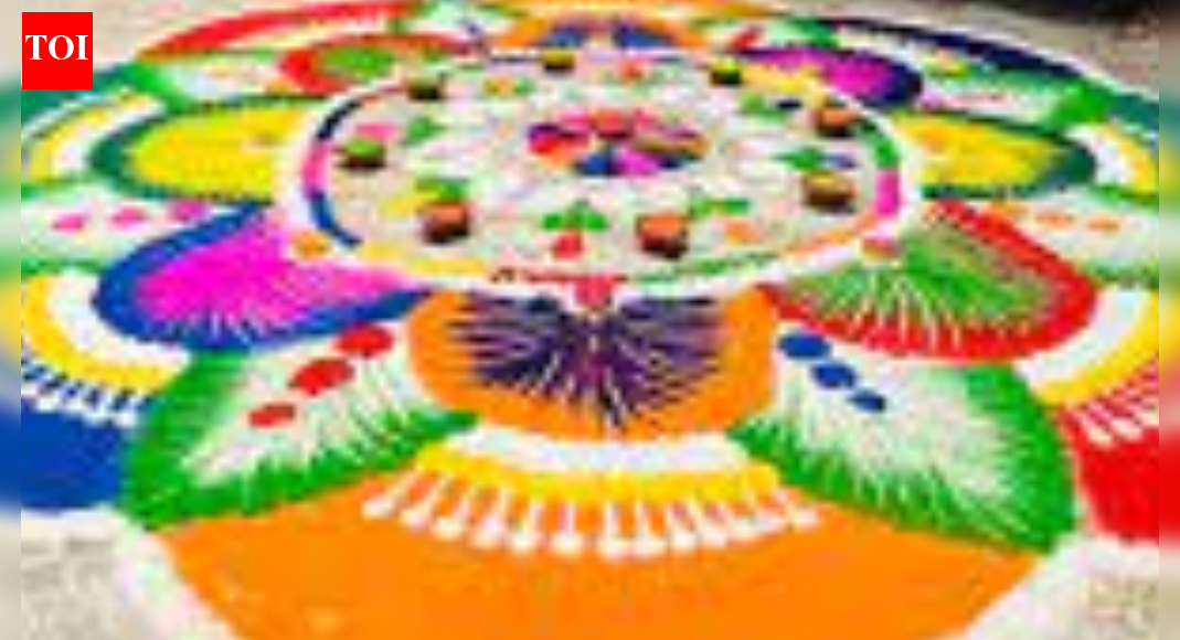 Vibrant Rangoli Competition Celebrates Cultural Harmony at Assi Ghat ...