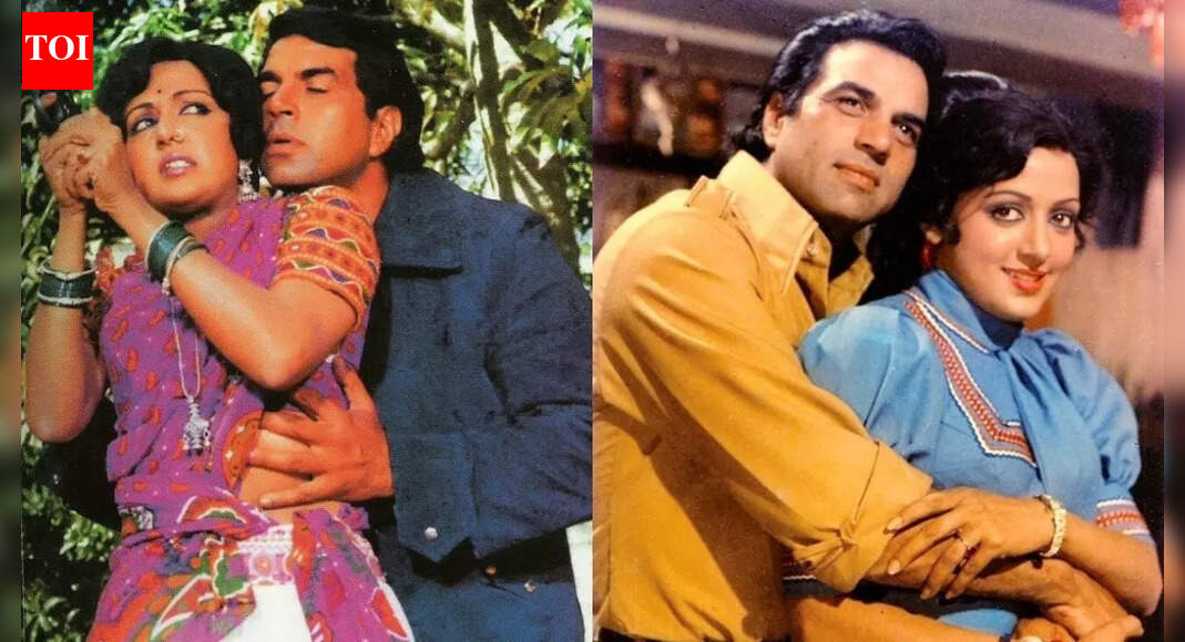 When Dharmendra bribed Rs 20 to the ‘Sholay’ crew for extra takes just to stretch his hugs with Hema Malini